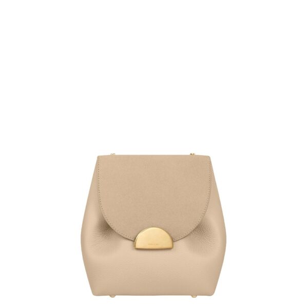 Polène Numéro Un Mini in Sand Numéro Un Mini in Sand - Mini Bags - Parisian Luxury Leather Bag at Coveti