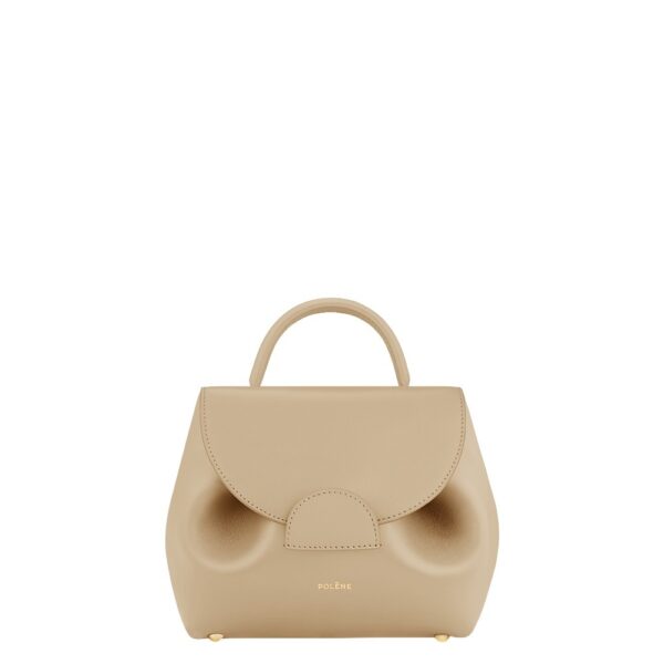 Polène Numéro Un Nano in Sand Numéro Un Nano in Sand - Mini Bags - Parisian Luxury Leather Bag at Coveti