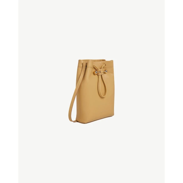 Strathberry Osette Midi Pouch in Brûlée, view 3