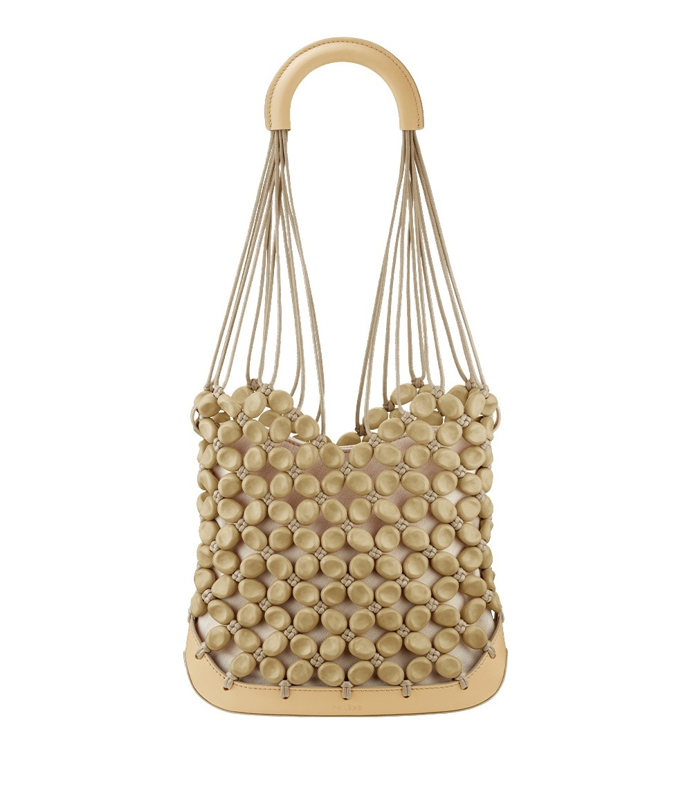 Polène Solé in Oat Solé in Oat - Shoulder & Crossbody Bags - Parisian Luxury Leather Bag at Coveti