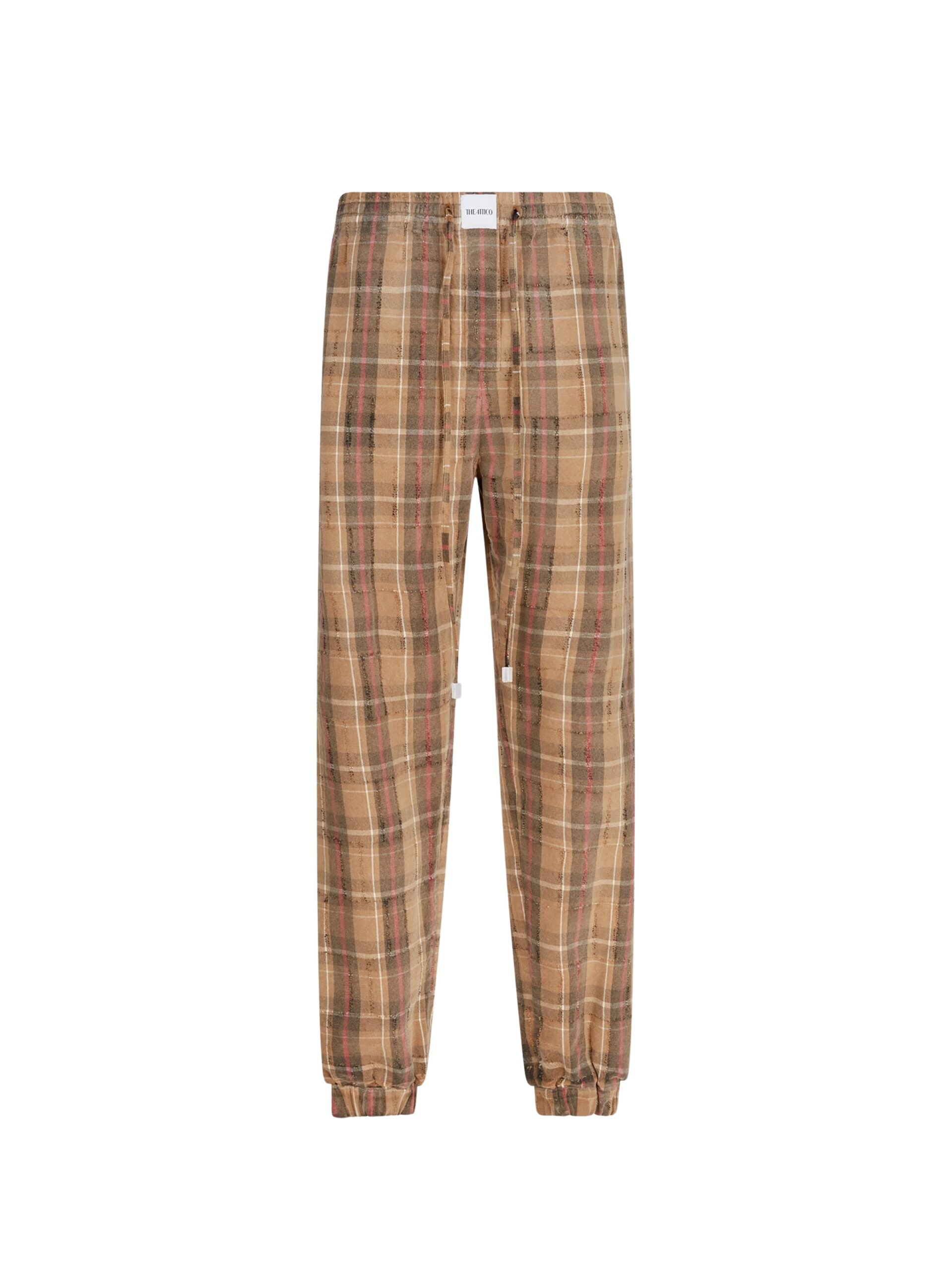 The Attico Beige and black long pant