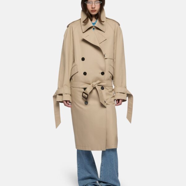 Beige trench