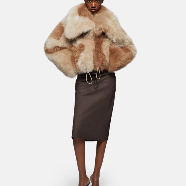 Bicolor beige jacket