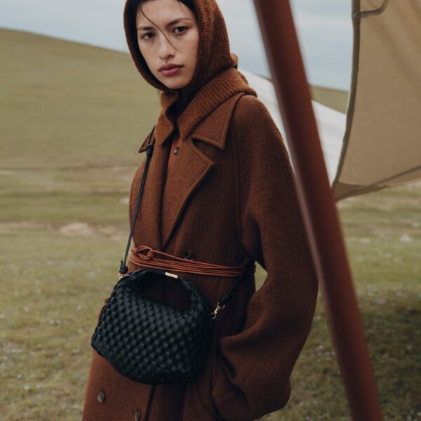 Polène Béri in Onda Black Béri in Onda Black - Shoulder & Crossbody Bags - Parisian Luxury Leather Bag at Coveti