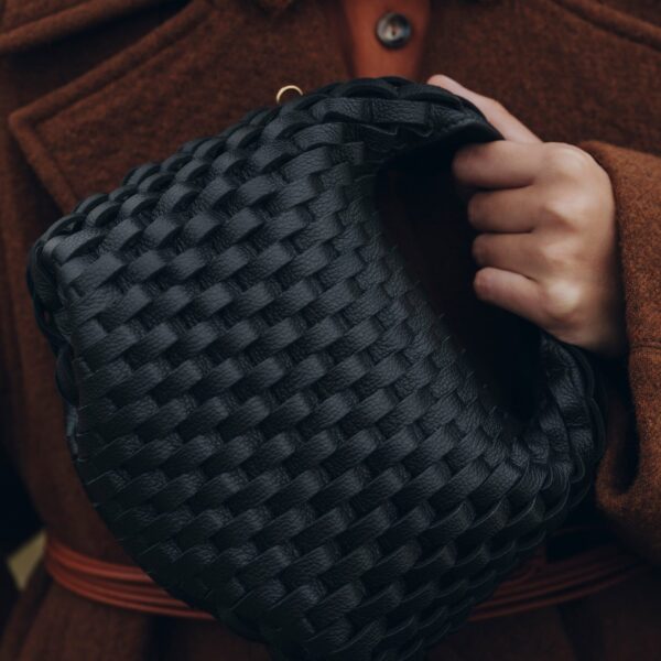 Polène Béri in Onda Black Béri in Onda Black - Shoulder & Crossbody Bags - Parisian Luxury Leather Bag at Coveti