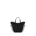 Polène Cyme Tote Nano in Black Cyme Tote Nano in Black - Mini Bags - Parisian Luxury Leather Bag at Coveti