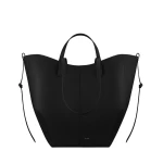 Polène Cyme Tote in Black Cyme Tote in Black - Totes & Top-Handle Bags - Parisian Luxury Leather Bag at Coveti