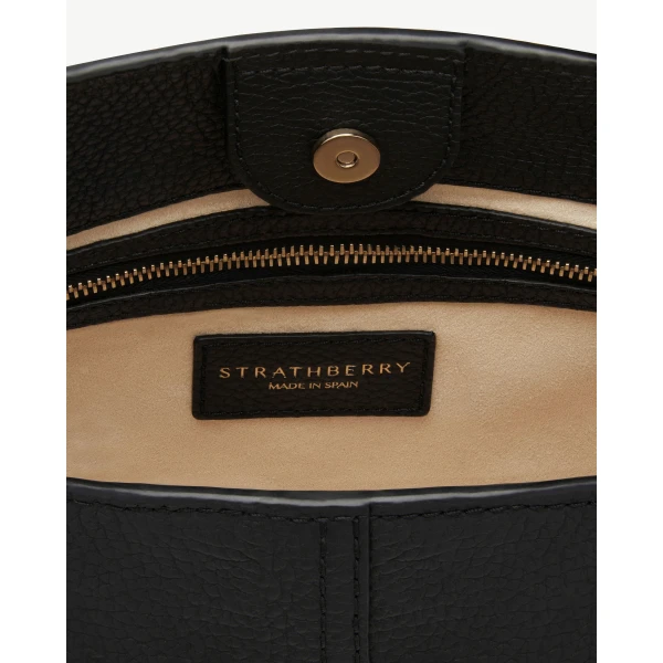 Strathberry Lana Hobo in Black, view 6