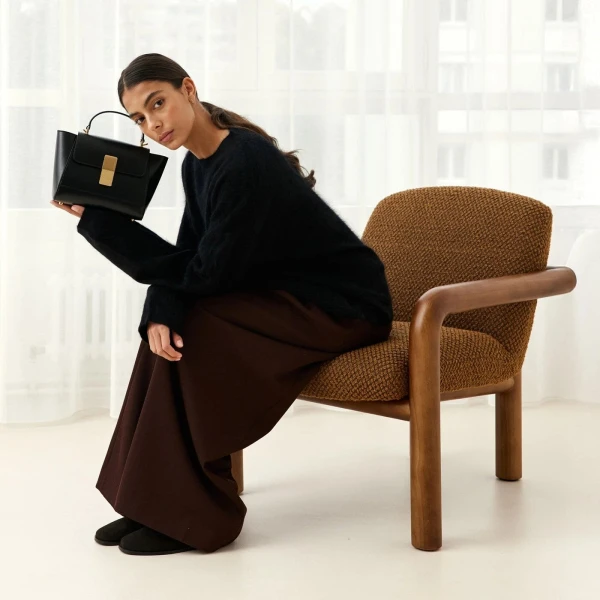 Ateliers Auguste Mini Marly in Black bag