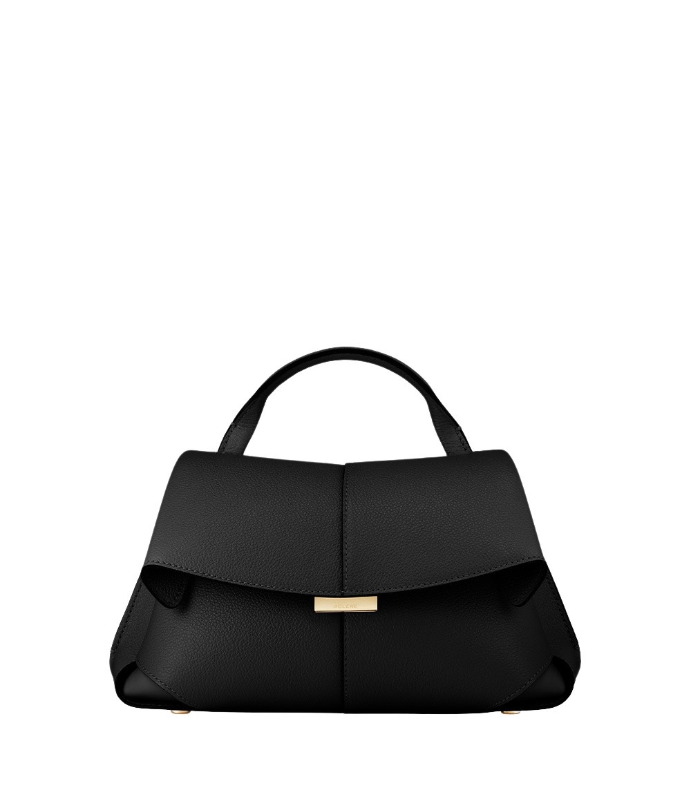 Polène Mokki Mini in Black Mokki Mini in Black - Mini Bags - Parisian Luxury Leather Bag at Coveti