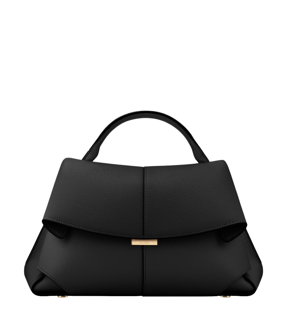 Polène Mokki in Black Mokki in Black - Shoulder & Crossbody Bags - Parisian Luxury Leather Bag at Coveti