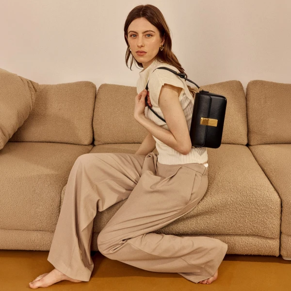 Ateliers Auguste Monceau Baguette in Black bag