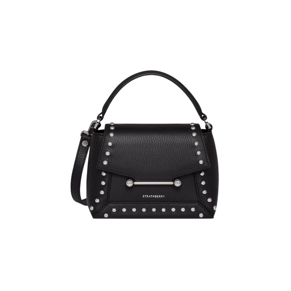 Black-Mosaic-Nano-in-Black-Studded82435_nobg Strathberry Mosaic Nano mini bag