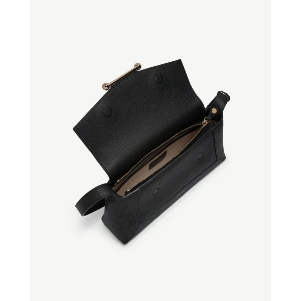 Strathberry Mosaic Shoulder in Black, view 5