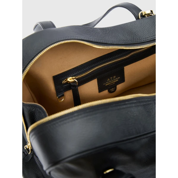 Black ATP Atelier top handle bag