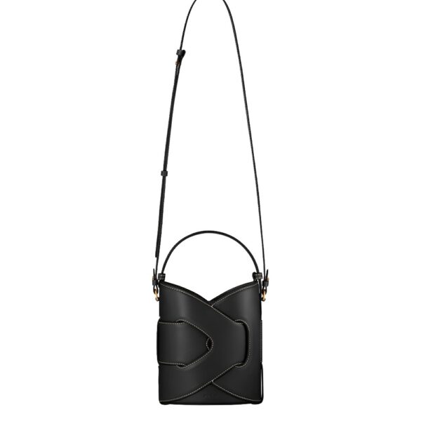 Polène Nodde Seau in Black Nodde Seau in Black - Bucket Bags - Parisian Luxury Leather Bag at Coveti
