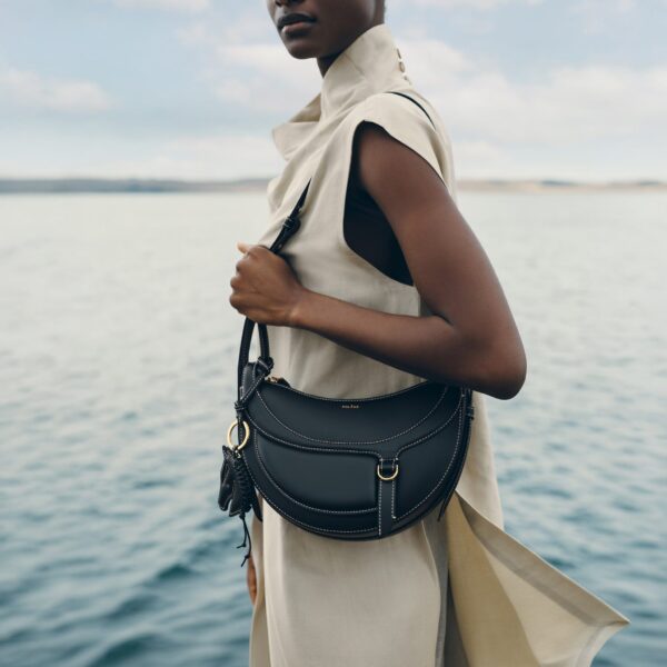 Polène Numéro Dix Galop in Black Numéro Dix Galop in Black - Shoulder & Crossbody Bags - Parisian Luxury Leather Bag at Coveti