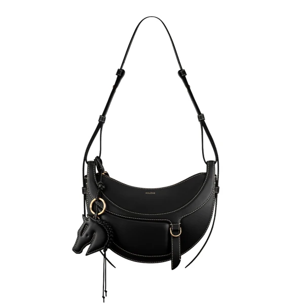 Polene Numéro Dix Galop in Black Bag