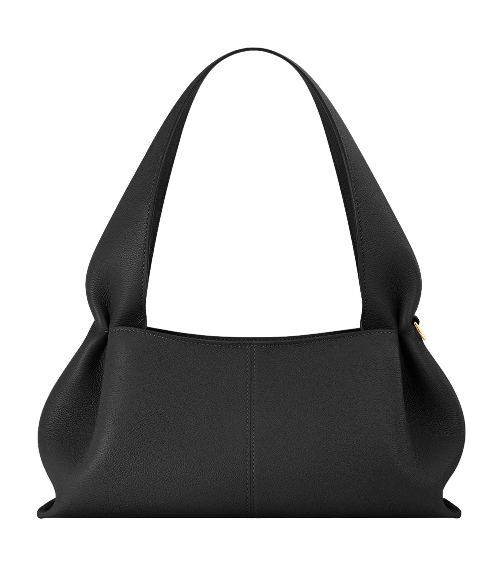 Black-Numero-Neuf-East-West-in-Black-collection-coveti32223_nobg Polène Numéro Neuf East West in Black Numéro Neuf East West in Black - Shoulder & Crossbody Bags - Parisian Luxury Leather Bag at Coveti