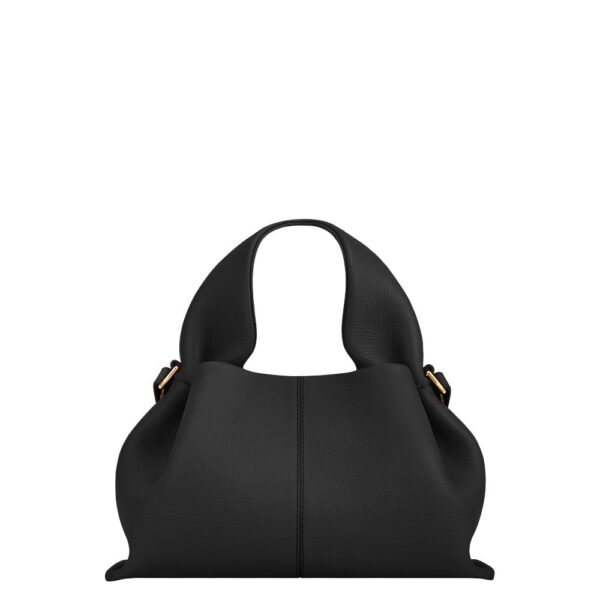 Polène Numéro Neuf Mini in Black Numéro Neuf Mini in Black - Mini Bags - Parisian Luxury Leather Bag at Coveti