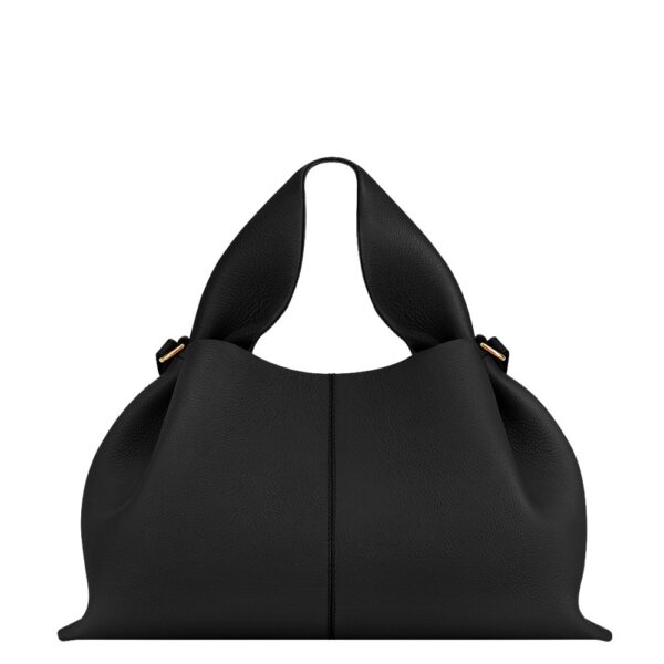 Polène Numéro Neuf in Black Numéro Neuf in Black - Shoulder & Crossbody Bags - Parisian Luxury Leather Bag at Coveti