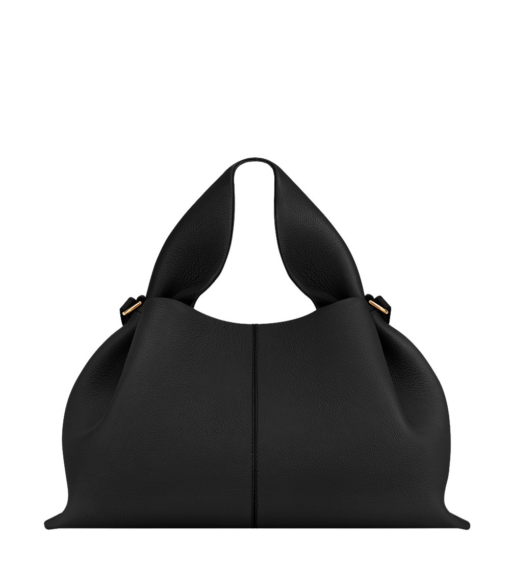 Polène Numéro Neuf in Black Numéro Neuf in Black - Shoulder & Crossbody Bags - Parisian Luxury Leather Bag at Coveti