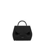 Polène Numéro Un Nano in Black Numéro Un Nano in Black - Mini Bags - Parisian Luxury Leather Bag at Coveti