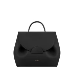 Polène Numéro Un in Black Numéro Un in Black - Totes & Top-Handle Bags - Parisian Luxury Leather Bag at Coveti