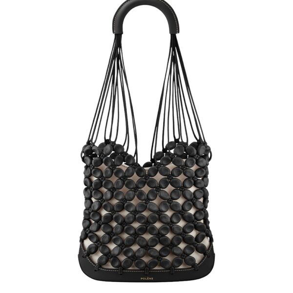 Polène Solé in Black Solé in Black - Shoulder & Crossbody Bags - Parisian Luxury Leather Bag at Coveti