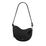 Polène Tonca - Textured Black in Black Tonca - Textured Black in Black - Shoulder & Crossbody Bags - Parisian Luxury Leather Bag at Coveti