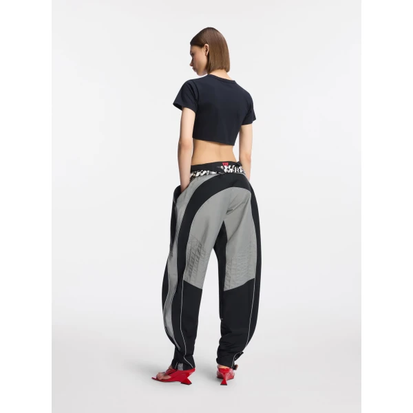 The Attico Black and grey pants, view 2