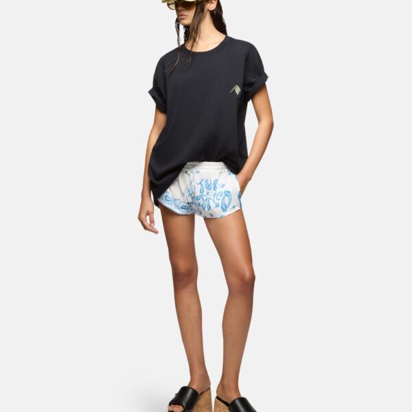 Black and pale yellow t-shirt