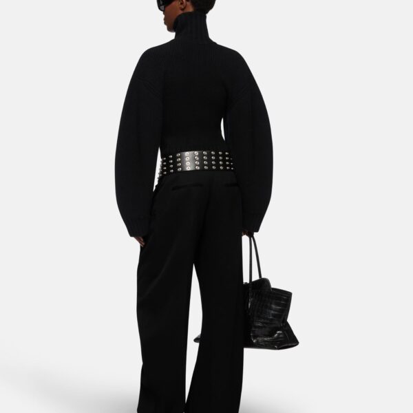 Attico black knitwear