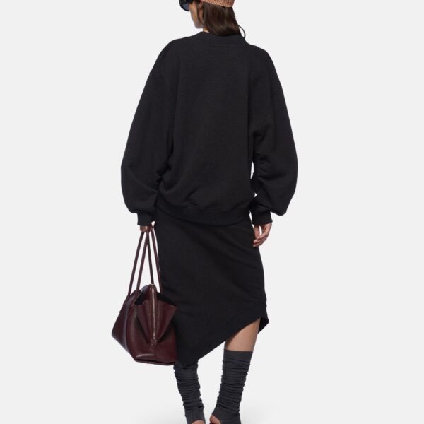 Attico black fade and brown knitwear