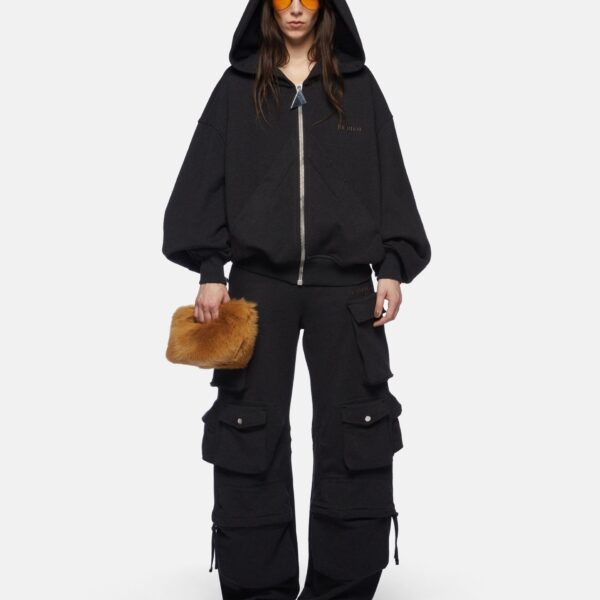 Black fade long pants