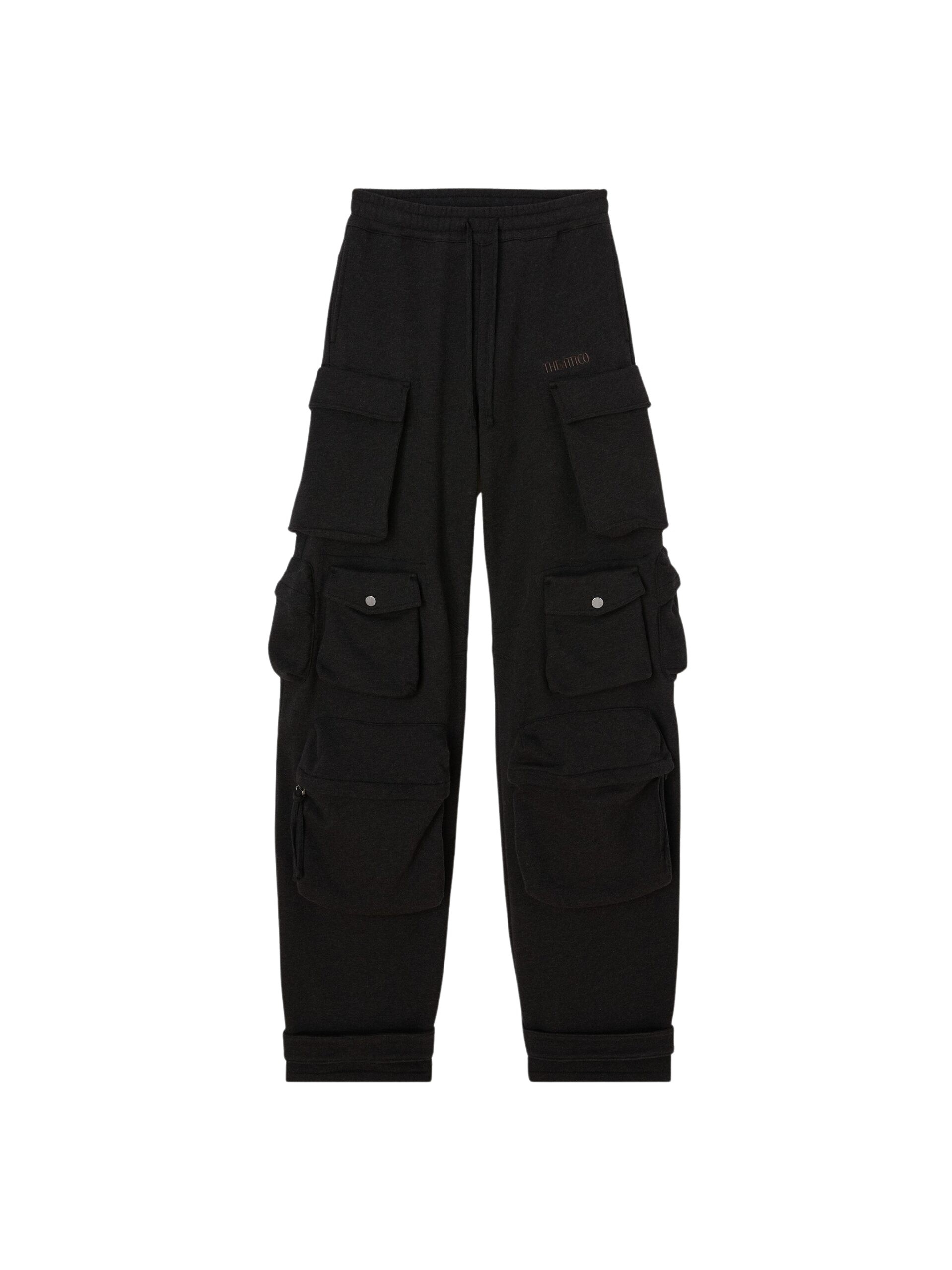 The Attico Black fade long pants