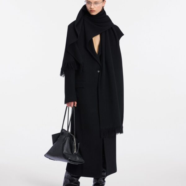 Attico black coat