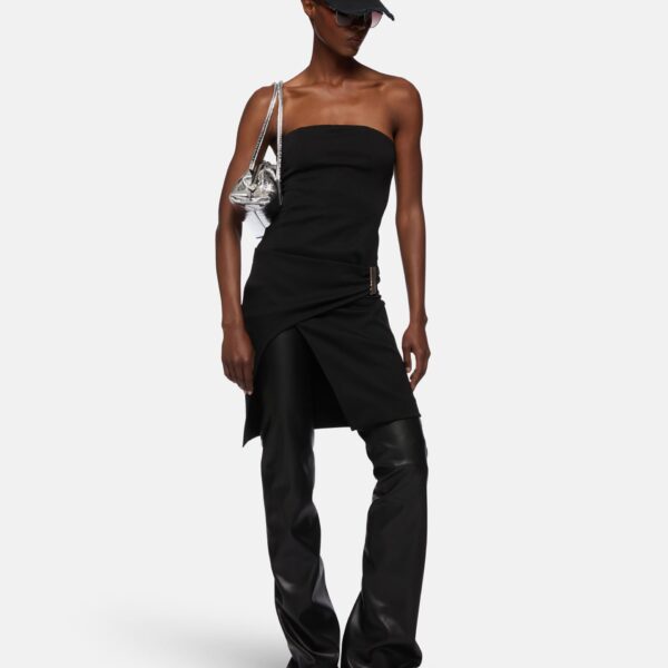 Black midi dress