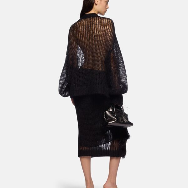 Attico black skirt