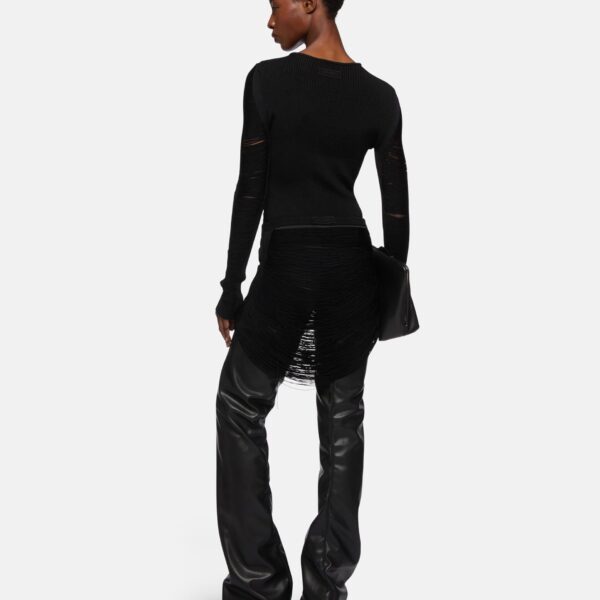 Attico black skirt