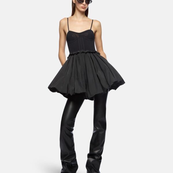 Black mini dress