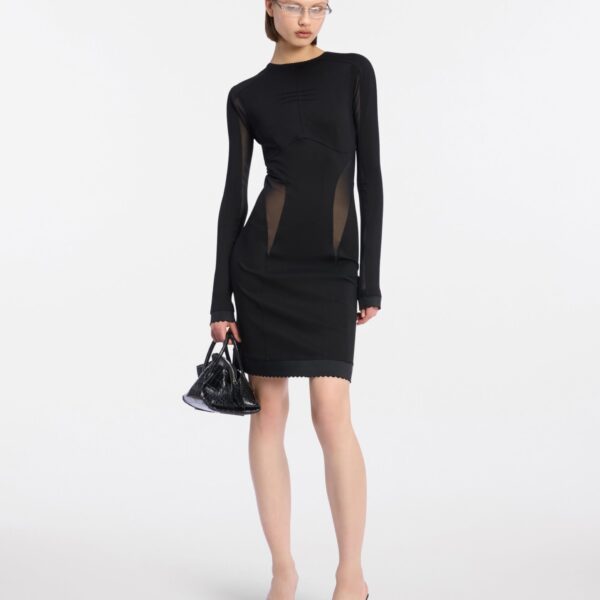 Black mini dress