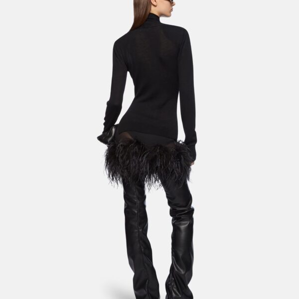 Attico black skirt