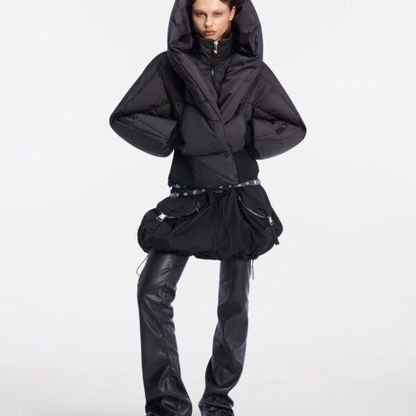 Black puffer jacket