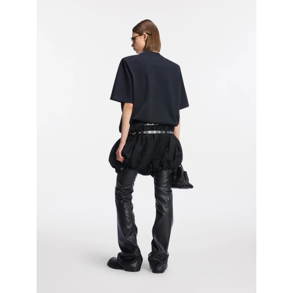 The Attico Black shorts, view 3