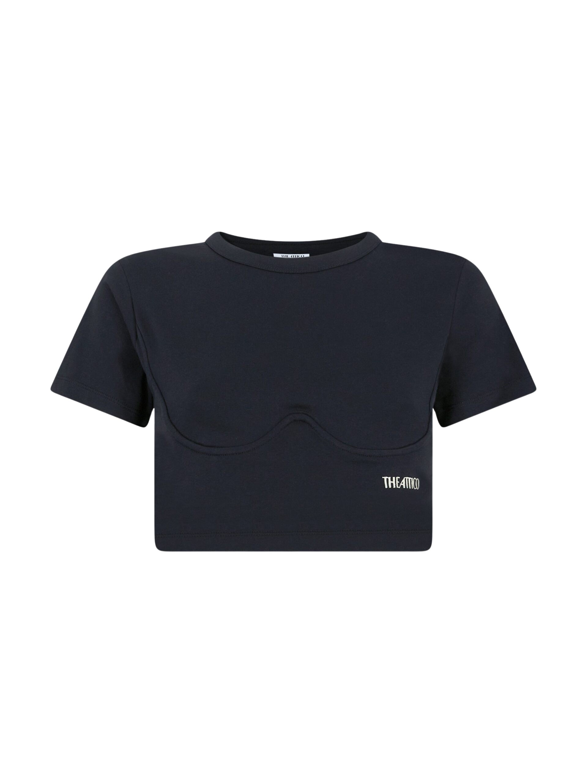 The Attico Black t-shirt Top