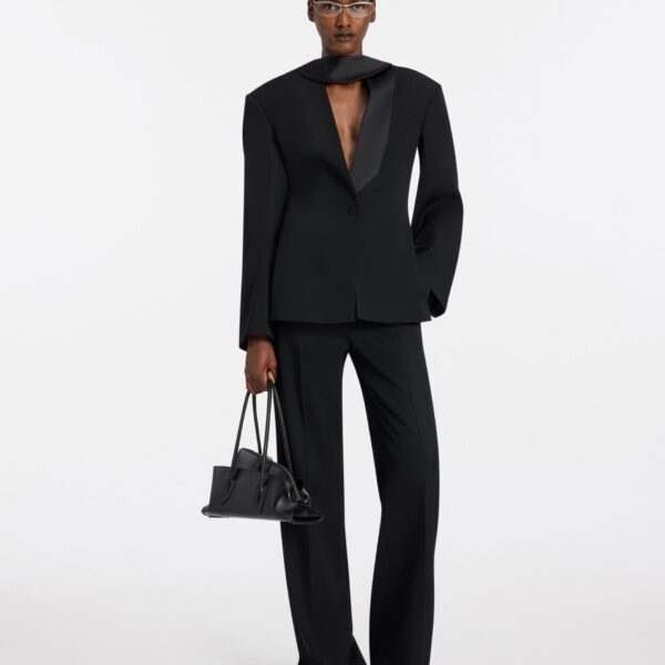 Black tuxedo pants