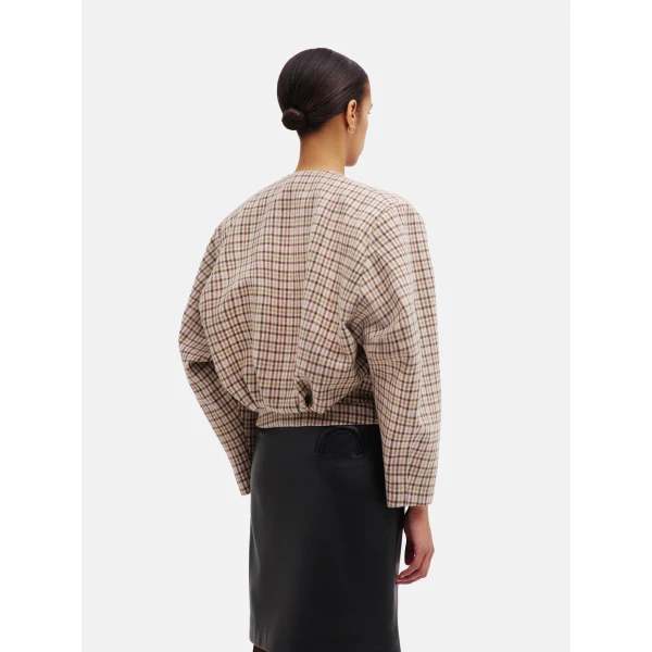 blazé milano altai jacket in agape grey mix