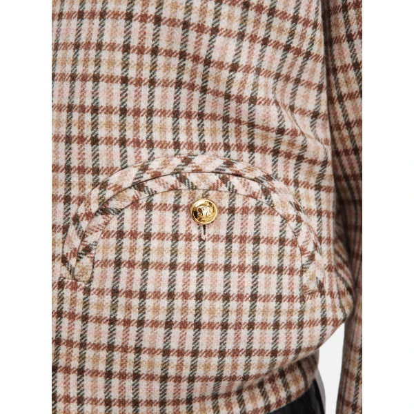 blazé milano altai jacket in agape grey mix