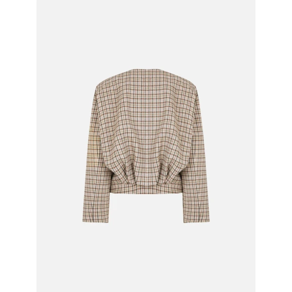 blazé milano altai jacket in agape grey mix